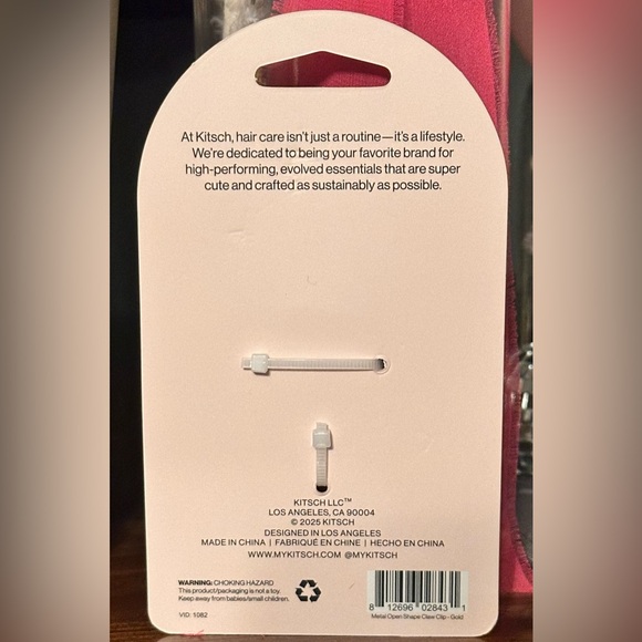 Kitsch All Day Wear Gold Metal Hair Claw Clip NWT - Picture 2 of 6